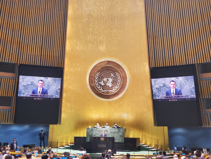 Việt Nam nêu quan điểm về tình hình Ukraine tại phiên họp đặc biệt của Liên Hiệp Quốc - Ảnh 1.