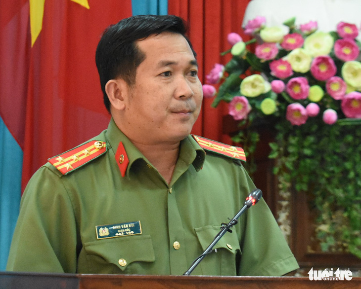 Đại tá Đinh Văn Nơi vẫn tiếp tục điều hành Công an tỉnh An Giang - Ảnh 1.