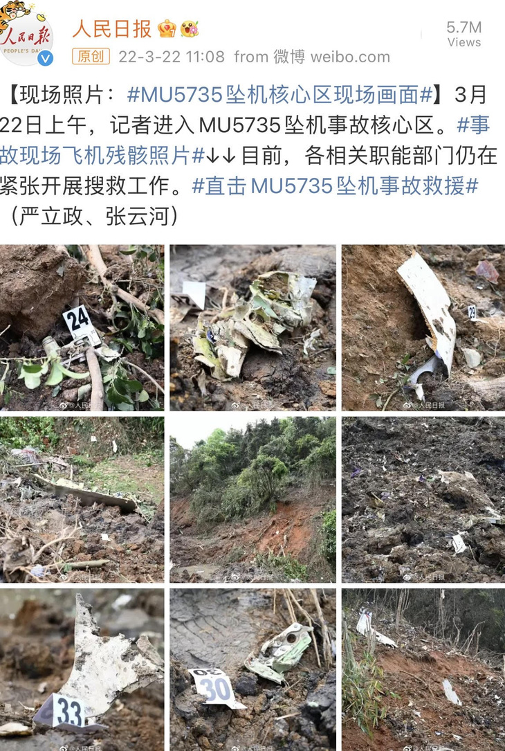 Máy bay Trung Quốc rơi: Tìm thấy vật dụng của nạn nhân, người nhà chờ tin tại sân bay - Ảnh 3.