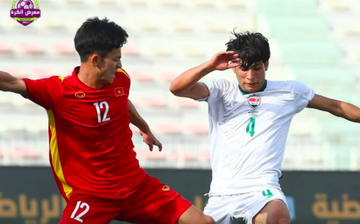 U23 Việt Nam hòa Iraq 0-0 ở trận ra quân Dubai Cup 2022 - Ảnh 1.