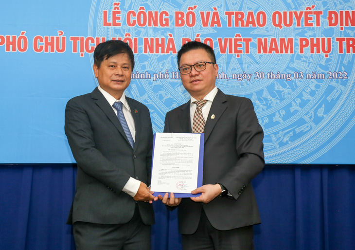 Ông Trần Trọng Dũng làm phó chủ tịch Hội Nhà báo Việt Nam phụ trách phía Nam - Ảnh 1.
