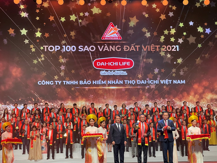 Dai-ichi Life Việt Nam nhận giải thưởng Sao vàng đất Việt năm 2021 - Ảnh 1.