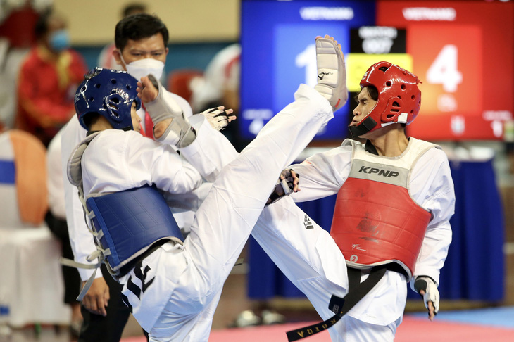 Sôi động Giải taekwondo Đông Nam Á 2022 chuẩn bị cho SEA Games 31 - Ảnh 2.