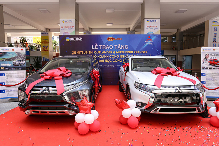Mitsubishi Motors Vietnam tặng 2 ô tô phục vụ đào tạo ngành công nghệ kỹ thuật ôtô HUTECH - Ảnh 3.