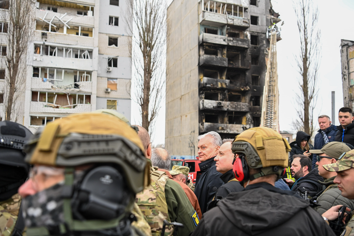 Tổng thống 4 nước châu Âu thị sát Kiev, khẳng định tiếp tục hỗ trợ Ukraine - Ảnh 4.