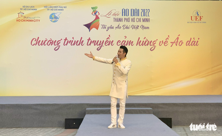 Trịnh Kim Chi, Quỳnh Hoa, Nguyễn Phi Hùng lan tỏa tình yêu áo dài đến sinh viên - Ảnh 5.