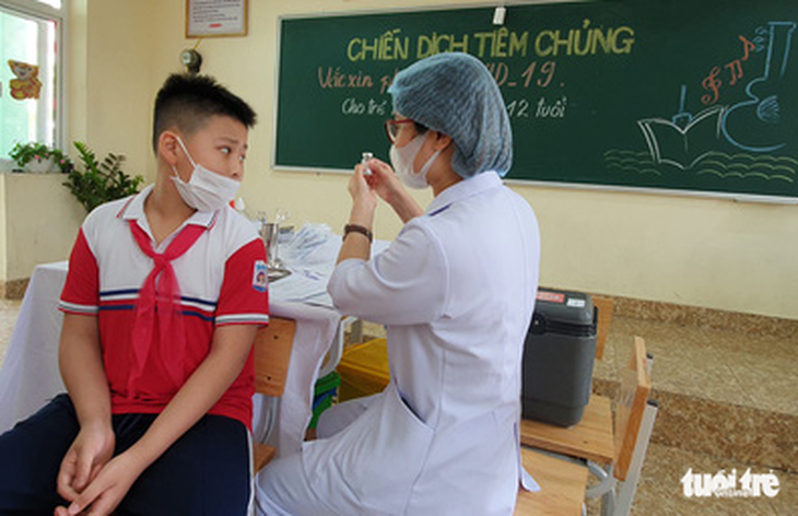 Hà Nội dự kiến tiêm vắc xin phòng COVID-19 cho trẻ 5-12 tuổi từ ngày mai 16-4 - Ảnh 1.