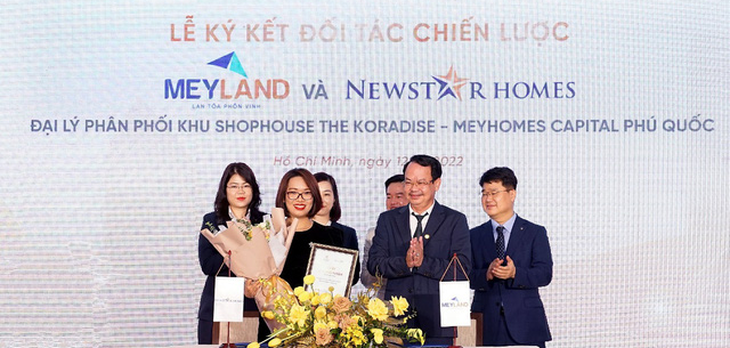 Lễ ký kết đại lý phân phối chiến lược The Koradise Meyhomes Capital Phú Quốc - Ảnh 1.