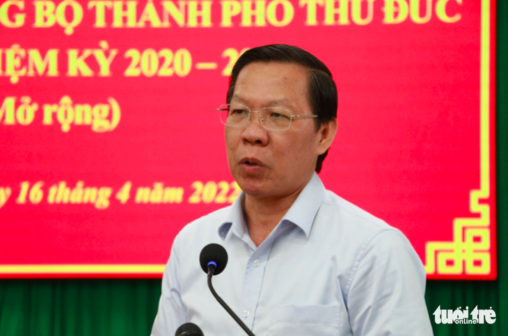 Chủ tịch Phan Văn Mãi gợi ý cho TP Thủ Đức thực thi nhanh cơ chế đặc thù - Ảnh 1.