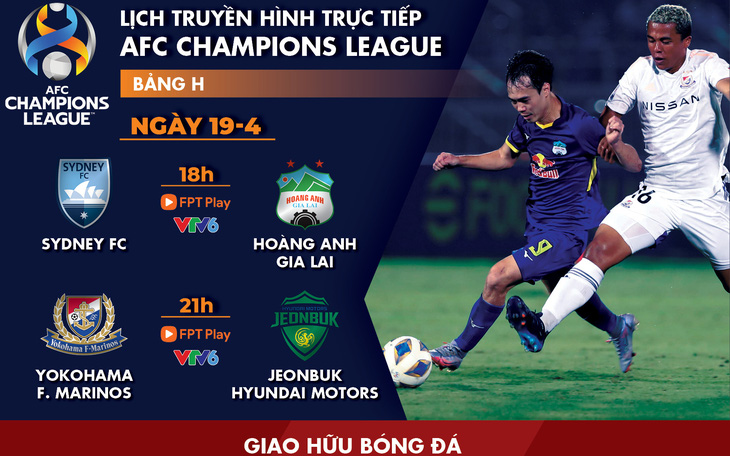Lịch trực tiếp Sydney - HAGL, U23 Việt Nam - U20 Hàn Quốc