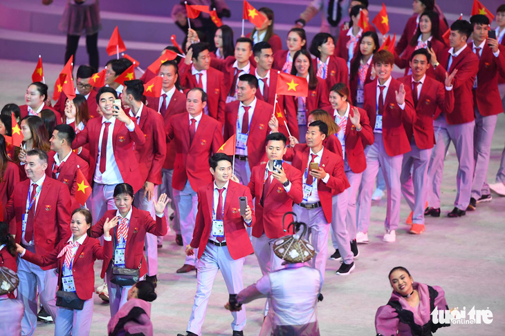 Đoàn thể thao Việt Nam tham dự SEA Games 31 với lực lượng hùng hậu nhất - Ảnh 1.