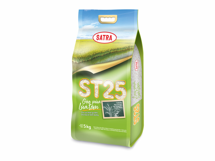 Satra ra mắt sản phẩm gạo ST25 lúa - tôm - Ảnh 2.