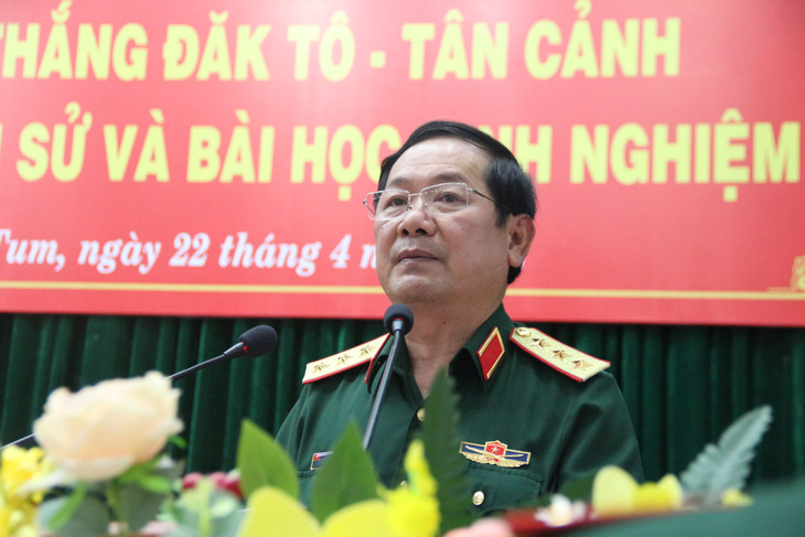 Bộ Quốc phòng tổ chức hội thảo khoa học về chiến thắng Đăk Tô - Tân Cảnh - Ảnh 1.
