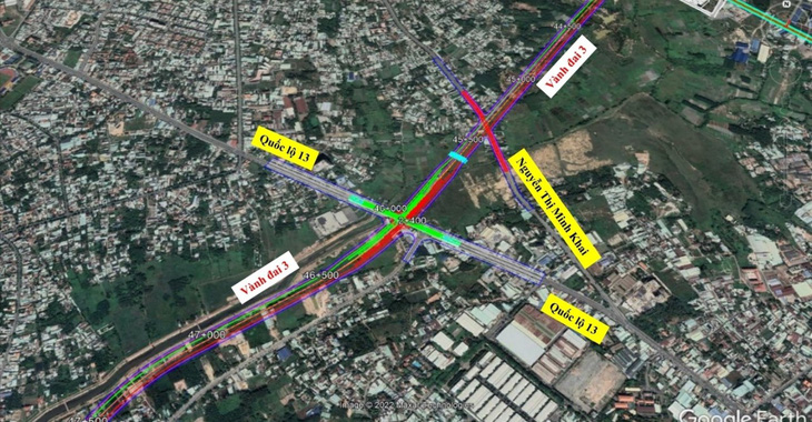 Khởi công mở rộng quốc lộ 13 nối TP.HCM - Bình Dương lên 8 làn xe - Ảnh 3.