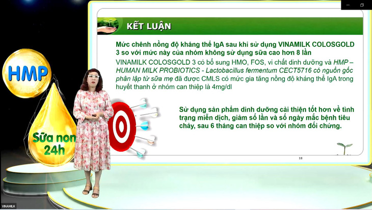 Hội thảo khoa học về tăng cường miễn dịch cho trẻ từ sữa non và lợi khuẩn HMP - Ảnh 3.