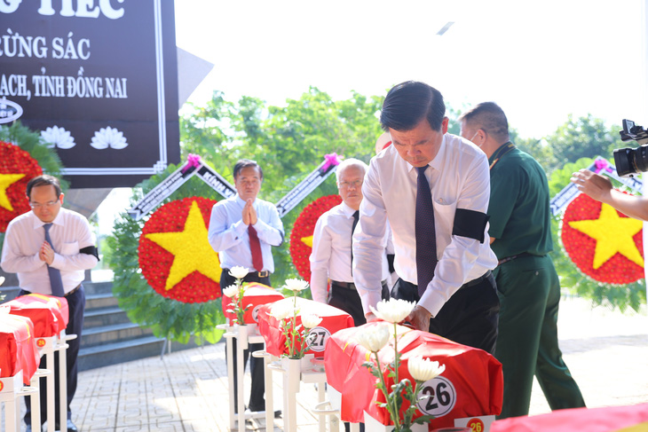Đồng Nai tổ chức lễ truy điệu 28 hài cốt liệt sĩ đặc công Rừng Sác - Ảnh 2.