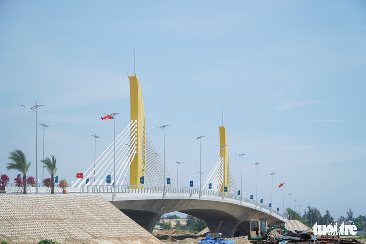 Quảng Nam có thêm cây cầu hơn 300 tỉ bắc qua sông Cổ Cò - Ảnh 1.