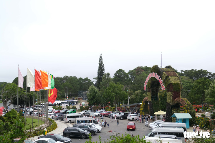 Trời mát, đường thông, du khách lai rai đến Đà Lạt - Ảnh 3.