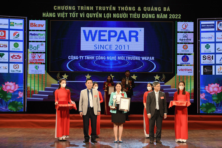 Thương hiệu WEPAR đạt ‘Top 20 Thương hiệu vàng Việt Nam 2022’ - Ảnh 1.