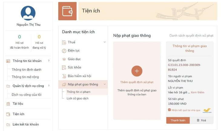 CSGT TP.HCM hướng dẫn người dân nộp phạt online - Ảnh 6.