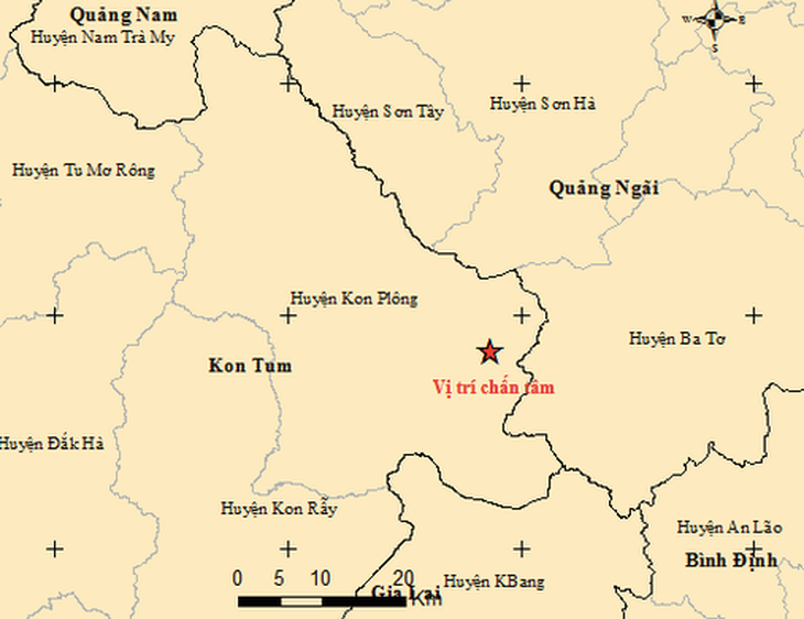 Động đất ở Kon Tum là kích thích gây ra do hồ chứa nước - Ảnh 1.