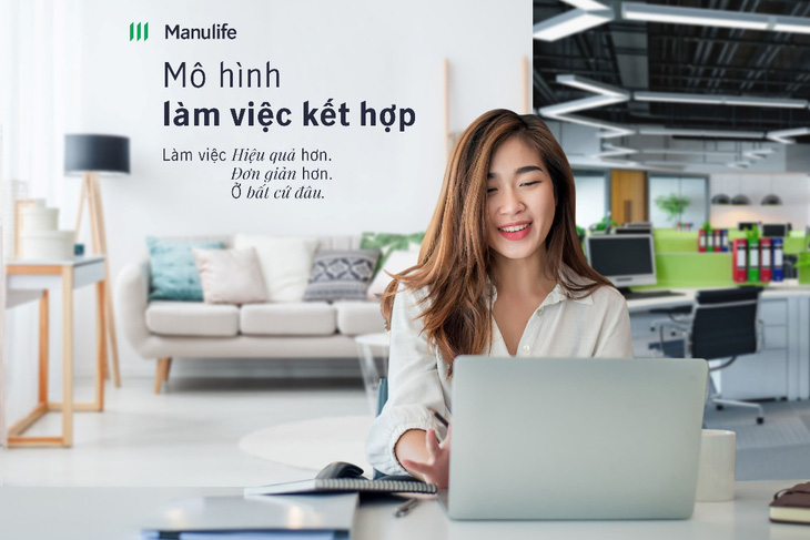 Manulife Việt Nam áp dụng ‘Mô hình Làm việc Kết hợp’ trong bình thường mới - Ảnh 1.