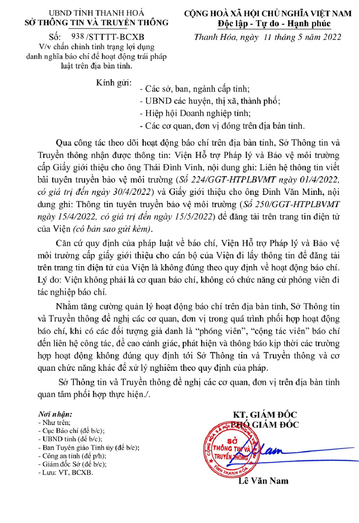 Địa phương cảnh báo: Trang thông tin điện tử cũng giới thiệu phóng viên đi cơ sở viết tin bài - Ảnh 1.