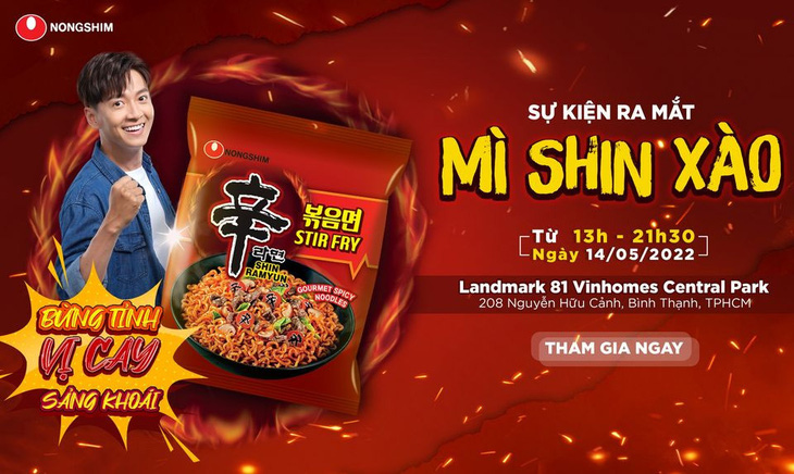 Nongshim Hàn Quốc ra mắt Mì Shin Xào tại Việt Nam - Ảnh 1.