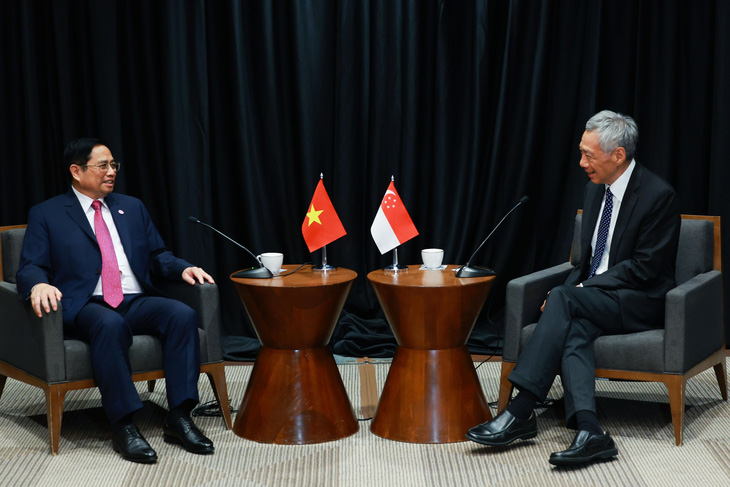 Thủ tướng Phạm Minh Chính gặp Thủ tướng Singapore Lý Hiển Long - Ảnh 2.