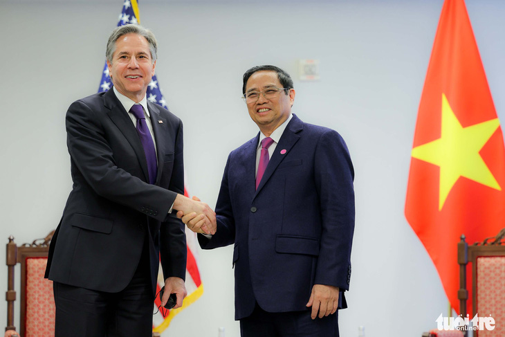 Gặp ngoại trưởng Mỹ, Thủ tướng cảm ơn nhân dân Mỹ đã tặng Việt Nam gần 40 triệu liều vắc xin - Ảnh 1.