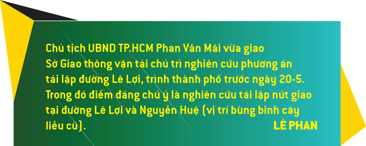 Tái lập giao lộ Lê Lợi - Nguyễn Huệ, sống lại bùng binh cây liễu - Ảnh 11.