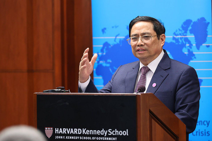 Phát biểu ở ĐH Harvard, Thủ tướng nêu thông điệp xây dựng nền kinh tế độc lập, tự chủ - Ảnh 1.