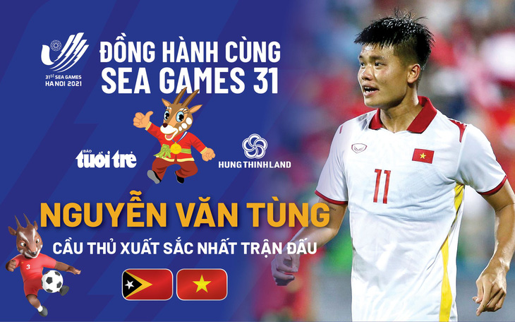 Nguyễn Văn Tùng xuất sắc nhất trận U23 Việt Nam thắng U23 Timor Leste - Ảnh 1.