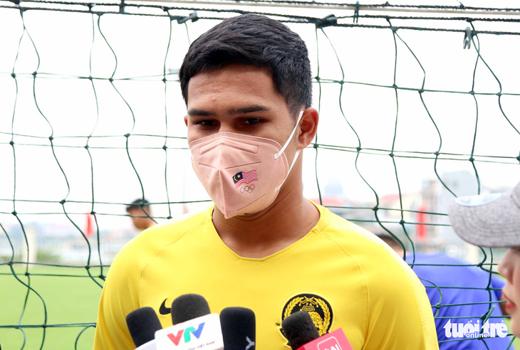 Hậu vệ U23 Malaysia: Chúng tôi sẽ cố gắng ngăn Tiến Linh ghi bàn - Ảnh 1.