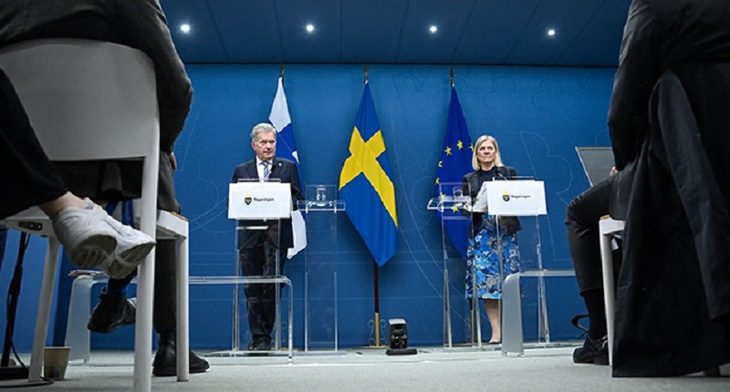 Phần Lan, Thụy Điển thông báo ngày cùng nộp đơn xin gia nhập NATO - Ảnh 1.