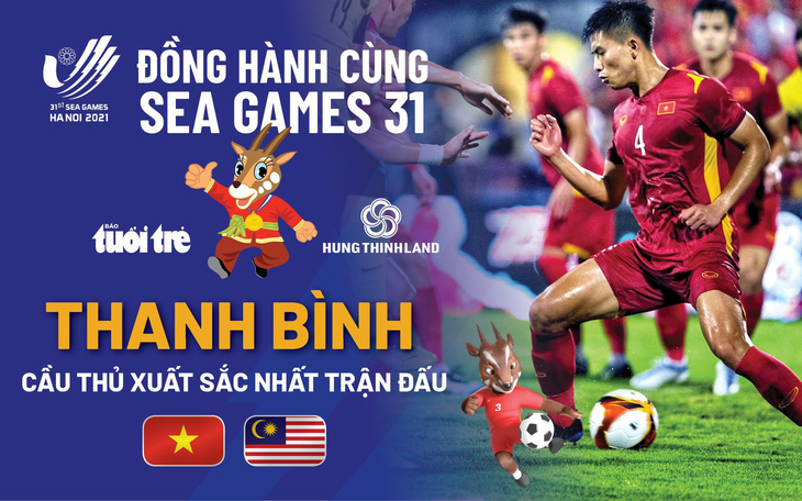 Nguyễn Thanh Bình hay nhất trận U23 Việt Nam thắng Malaysia