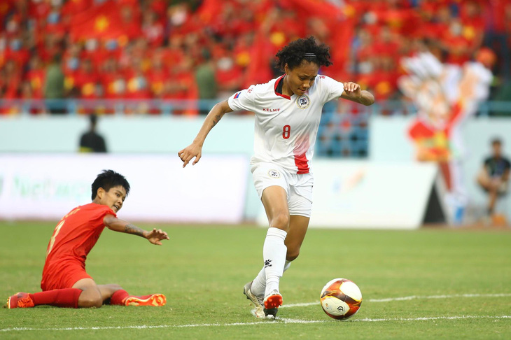 Lội ngược dòng trước Myanmar, tuyển nữ Philippines giành HCĐ SEA Games 31 - Ảnh 3.