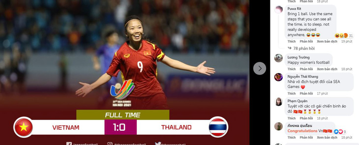 Cổ động viên châu Á: Việt Nam quá mạnh, họ là đội bóng nữ số 1 Đông Nam Á - Ảnh 1.