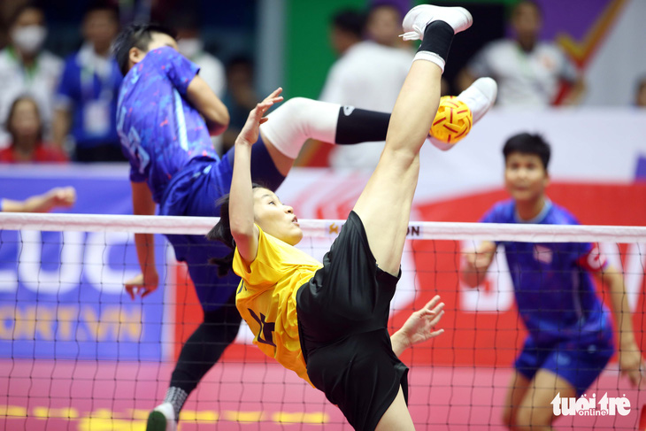 Cầu mây nữ Việt Nam gây sốt dù thua Thái Lan ở chung kết - Ảnh 4.