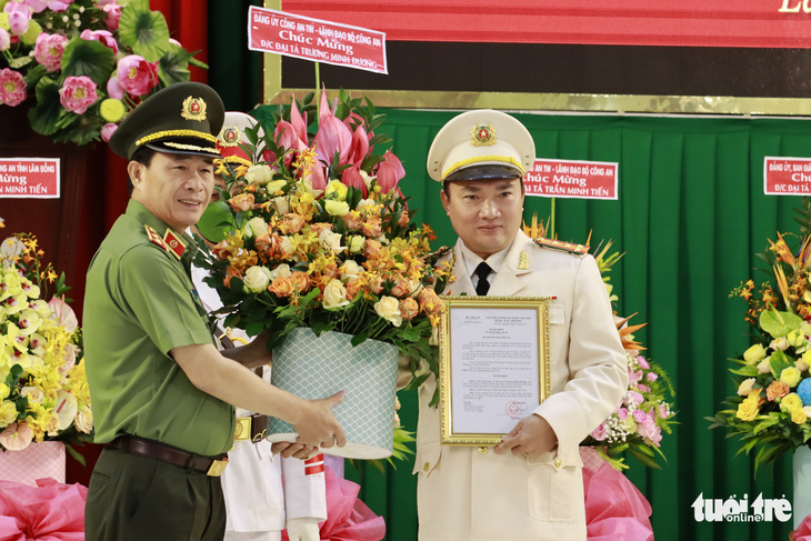 Đại tá Trương Minh Đương giữ chức giám đốc Công an Lâm Đồng - Ảnh 1.