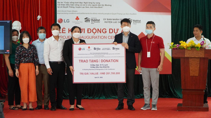 LG Electronics và Habitat for Humanity Vietnam khởi động dự án ‘Ngôi làng hy vọng’ năm 2022 - Ảnh 1.