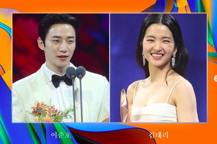 Lee Jun Ho, Kim Tae Ri - hai diễn viên Hàn Quốc đoạt giải Baeksang 2022 - Ảnh 1.