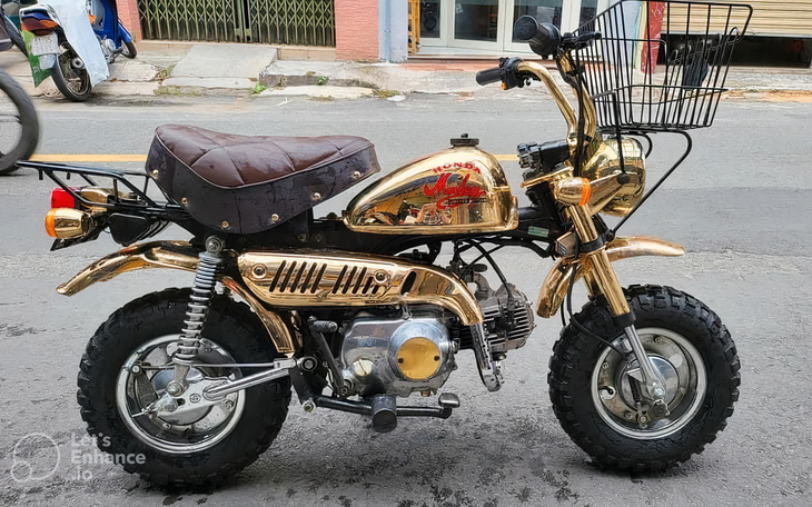Honda Monkey mạ vàng hàng hiếm giá khoảng 200 triệu đồng tại Việt Nam