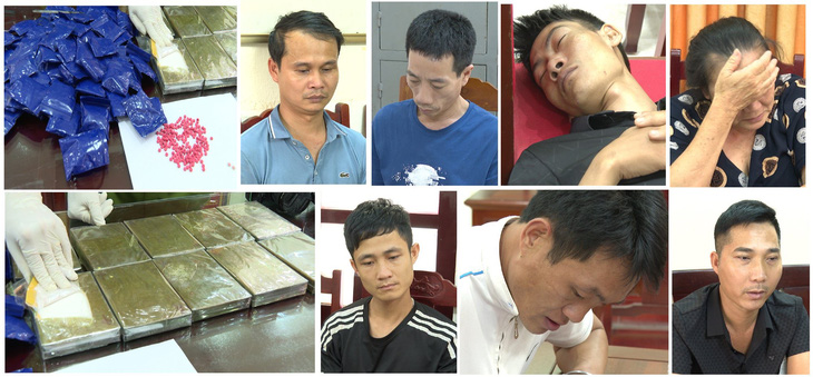 Bắt nhóm vận chuyển 10 bánh heroin, hơn 22.000 viên ma túy tổng hợp từ Lào về Việt Nam - Ảnh 2.