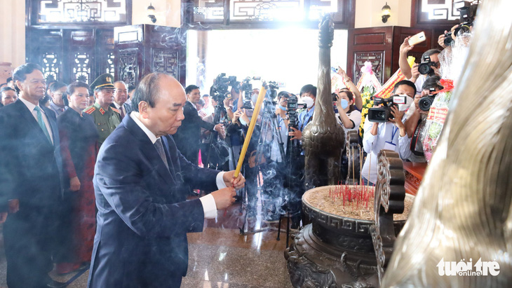 Lãnh đạo Đảng và Nhà nước dự lễ kỷ niệm ngày sinh cố Chủ tịch Hội đồng Bộ trưởng Phạm Hùng - Ảnh 1.