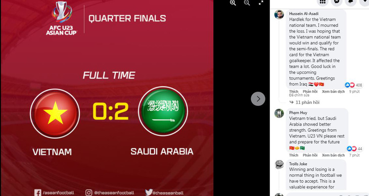 Cổ động viên Ả Rập: Việt Nam đã chơi một trận quyết tâm nhưng Saudi Arabia đẳng cấp hơn - Ảnh 1.