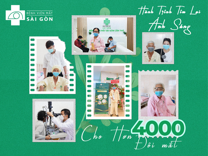 Bệnh viện Mắt Sài Gòn Cần Thơ tìm lại ánh sáng cho hơn 4.000 đôi mắt - Ảnh 1.