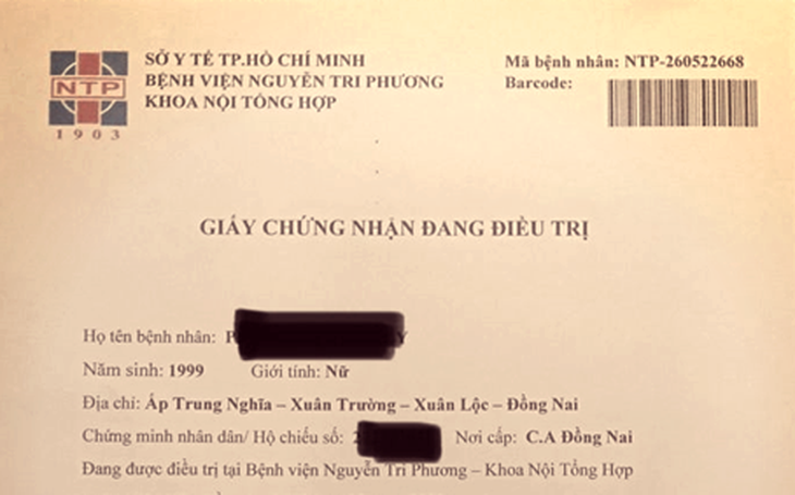 Cảnh báo giấy tờ khám sức khỏe của Bệnh viện Nguyễn Tri Phương bị làm giả