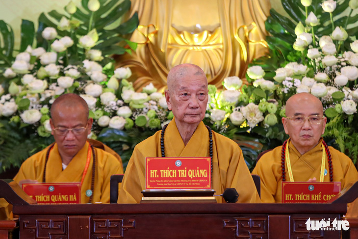 Hòa thượng Thích Lệ Trang làm trưởng Ban trị sự Giáo hội Phật giáo Việt Nam TP.HCM lần thứ X - Ảnh 1.