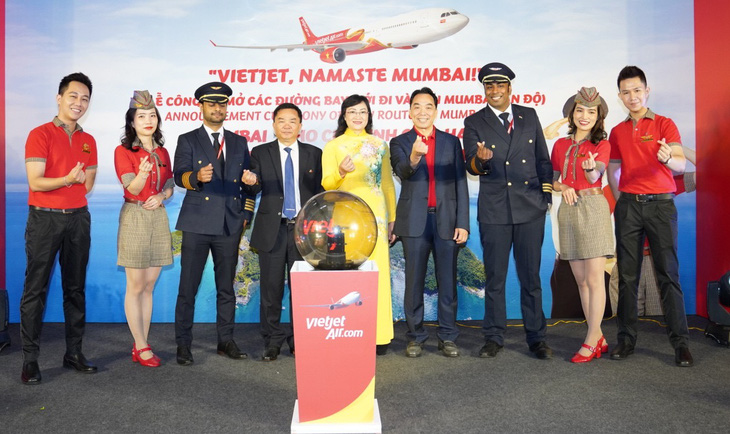 Vietjet mở đường bay TP.HCM - Hà Nội đến Mumbai - Ảnh 1.